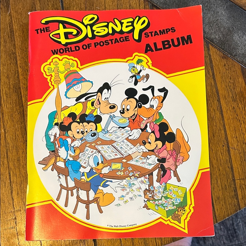 Disney World of Postage Stamps Album Book